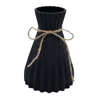 Modern Geometric Flower Vase Unbreakable Vase Floral Container for Home Decor 4.7"Lx4.7"Wx6.7"H