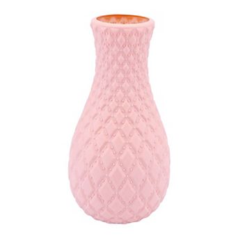Clear Acrylic Flower Vase Square Decorative Floral Plastic Vase for Centerpiece 3.9"Lx3.9"Wx8.9"H