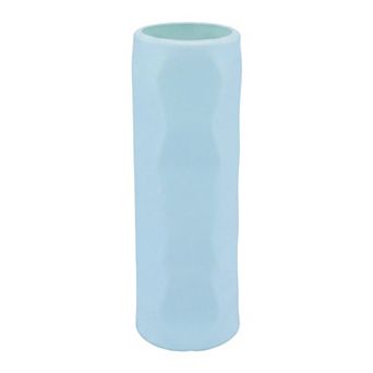 Acrylic Cylinder Vase Tall Clear Plastic Flower Vase Shatterproof Bud Vase 2.8"Lx2.8"Wx7.9"H