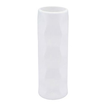 Acrylic Cylinder Vase Tall Clear Plastic Flower Vase Shatterproof Bud Vase 2.8"Lx2.8"Wx7.9"H