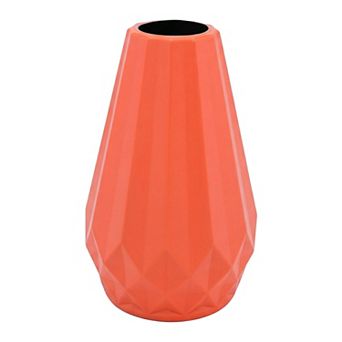 Clear Acrylic Bud Vase Unbreakable Small Flower Vase for Office Shatterproof Vase 2.8"Lx2.8"x 5.9"H