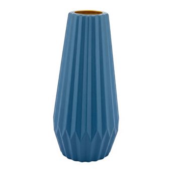 Clear Plastic Bud Vase Tall Slim Plastic Flower Vase for Decor Unbreakable Vase 2.4"Lx2.4"Wx8.3"H