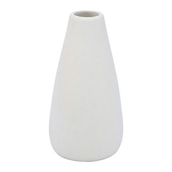 Ceramic Bud Vase Set, Small Decorative Flower Vases for Home Decor 2.6"Lx2.6"Wx4.9"H
