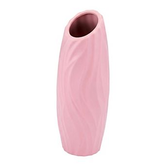 Flower Vase Clear Unbreakable Narrow Bud Vase for Single Stem Roses 2.8"Lx2.8"Wx7.9"H
