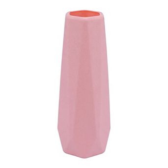 Floral Vase Crystal Clear Breakproof Slim Bud Vase for Single Stem Blooms 2.8"Lx2.8"Wx7.9"H