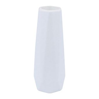 Floral Vase Crystal Clear Breakproof Slim Bud Vase for Single Stem Blooms 2.8"Lx2.8"Wx7.9"H