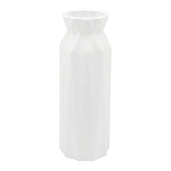 Flower Vase Clear Unbreakable Narrow Bud Vase for Single Stem Roses Plastic Vase 2.8"Lx2.8"Wx7.9"H