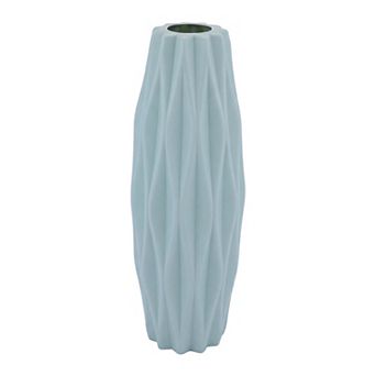 Slim Acrylic Flower Vase Clear Unbreakable Narrow Bud Vase for Stem Roses 2.8"Lx2.8"Wx7.9"H