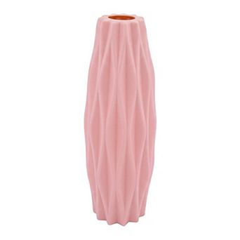 Slim Acrylic Flower Vase Clear Unbreakable Narrow Bud Vase for Stem Roses 2.8"Lx2.8"Wx7.9"H