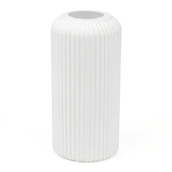 Clear Plastic Flower Vase Opening Small Bud Vase Unbreakable Modern Vase for Wedding 2"Lx2"Wx7.9"H