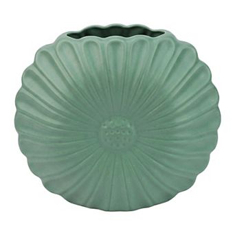 Modern Geometric Flower Vase Unbreakable Plastic Decorative Vase for Home 3.9"Lx1.2"Wx6.9"H