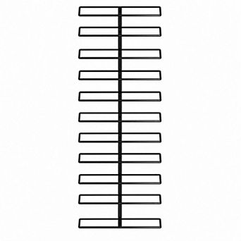 Sorbus Wine Rack Wall Mounted - for Wine Bottles, Liquor, Champagne (Holds 12 Bottle Each)