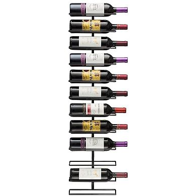 Sorbus Wine Rack Wall Mounted - for Wine Bottles, Liquor, Champagne (Holds 12 Bottle Each)