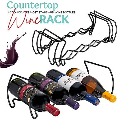 Sorbus 3-Tier Stackable Wine Rack - Perfect for Bar, Wine Cellar, Cabinet, Pantry, etc (Hold 12)