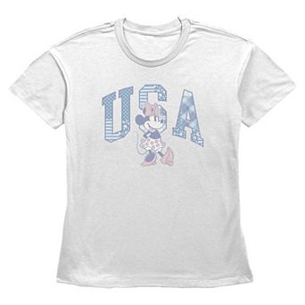 Women's Disney's Minnie Mouse Patchwork Graphic Tee