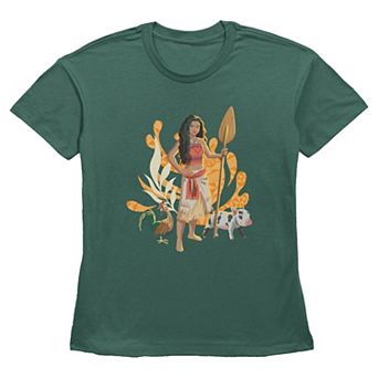 Women's Disney's Moana & Buddies Pose Graphic Tee
