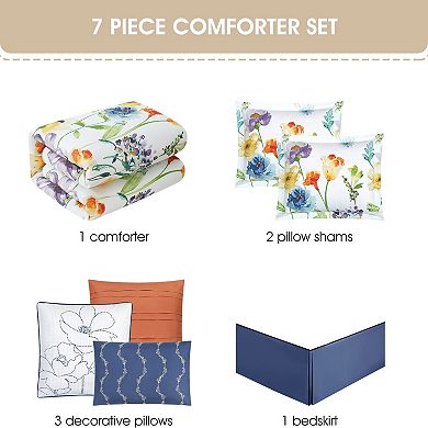 Nanshing Andie Floral Comforter Set