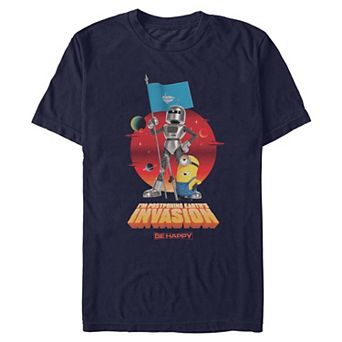 Men's Minions & Monsters Postponing Earth's Invasion Graphic Tee