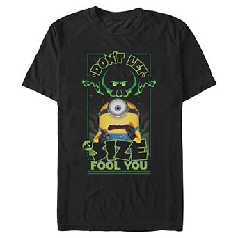 Men's Minions & Monsters Don't Let My Size Fool You Graphic Tee