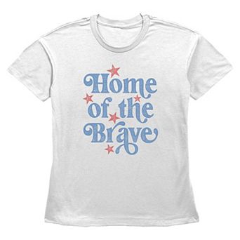 Women's Home of The Brave Americana Graphic Tee