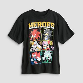 Boys 8-20 DC x Sonic Group Hero Graphic Tee