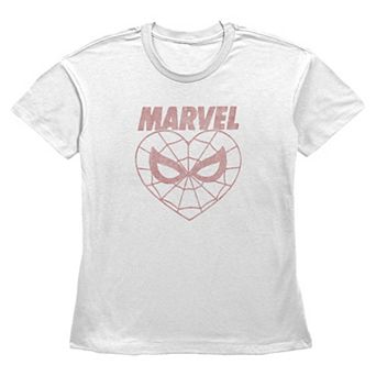 Women's Marvel Spider-Man Spidey Heart Graphic Tee