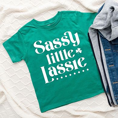 The Juniper Shop Sassy Little Lassie Classy Toddler Short Sleeve Tee