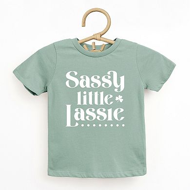 The Juniper Shop Sassy Little Lassie Classy Toddler Short Sleeve Tee