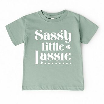 The Juniper Shop Sassy Little Lassie Classy Toddler Short Sleeve Tee