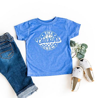 The Juniper Shop The Cousins Crew Checkered Toddler Short Sleeve Tee