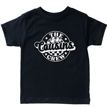 The Juniper Shop The Cousins Crew Checkered Toddler Short Sleeve Tee