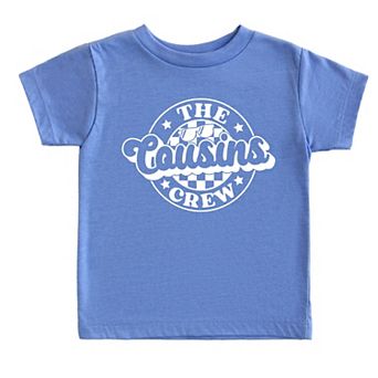 The Juniper Shop The Cousins Crew Checkered Toddler Short Sleeve Tee