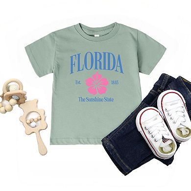 The Juniper Shop Florida The Sunshine State Toddler Short Sleeve Tee
