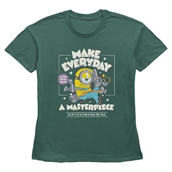 Women's Minions Make Everyday a Masterpiece Graphic Tee