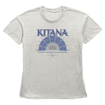 Women's Mortal Kombat 2 Movie Kitana's Deadly Fan Graphic Tee