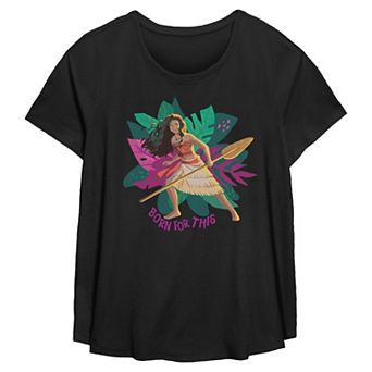 Plus Size Disney's Moana Born For This Flowy Graphic Tee