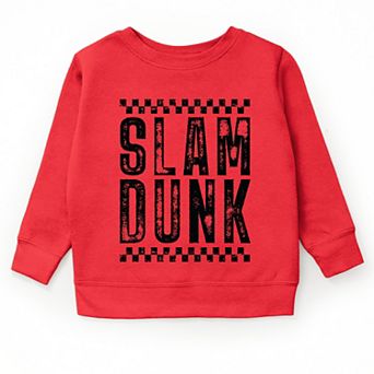 Slam Dunk Checkered Distressed - Youth Graphic Sweatshirt