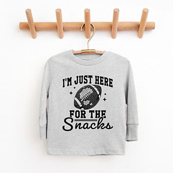I'm Just Here For The Snacks Disco - Youth Long Sleeve Graphic T-Shirt