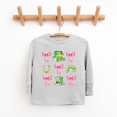 Leprechaun Chart Coquette - Youth Long Sleeve Graphic T-Shirt