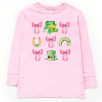 Leprechaun Chart Coquette - Youth Long Sleeve Graphic T-Shirt