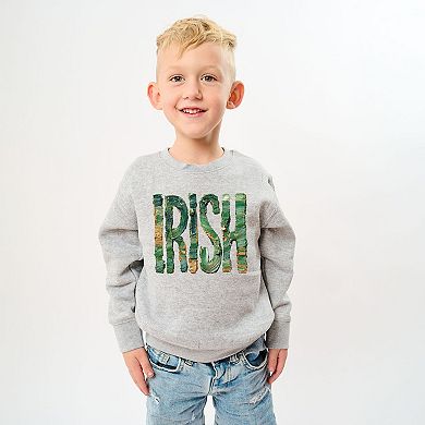 Irish Paint Print - Youth Graphic Sweatshirt