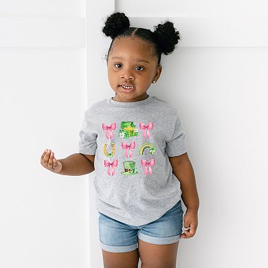 Leprechaun Chart Coquette - Toddler Short Sleeve Graphic T-Shirt