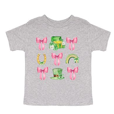 Leprechaun Chart Coquette - Toddler Short Sleeve Graphic T-Shirt