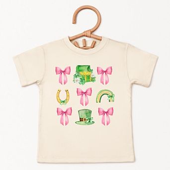 Leprechaun Chart Coquette - Toddler Short Sleeve Graphic T-Shirt