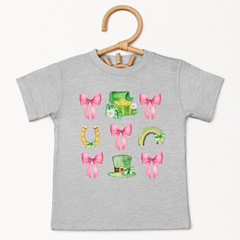 Leprechaun Chart Coquette - Toddler Short Sleeve Graphic T-Shirt