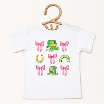 Leprechaun Chart Coquette - Toddler Short Sleeve Graphic T-Shirt