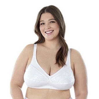 Bestform Floral Trim Wireless Cotton Bra with Lightly-Lined Cups 5006233