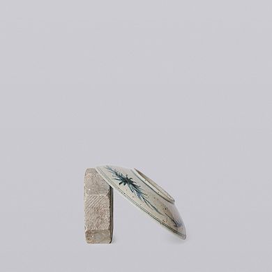 Small Porcelain Dancing Crane Dish
