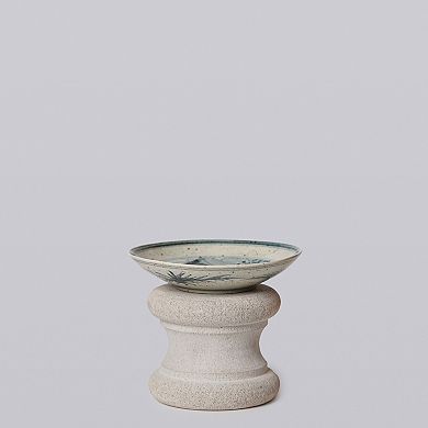 Small Porcelain Dancing Crane Dish