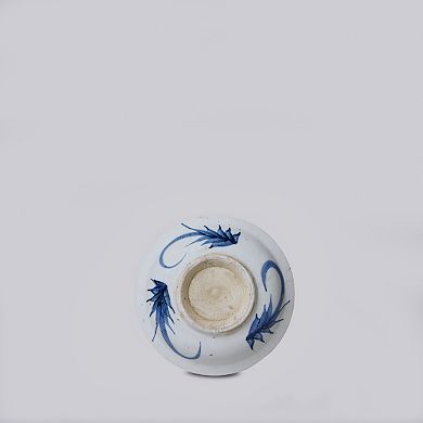 Small Porcelain Auspicious Couplet Dish